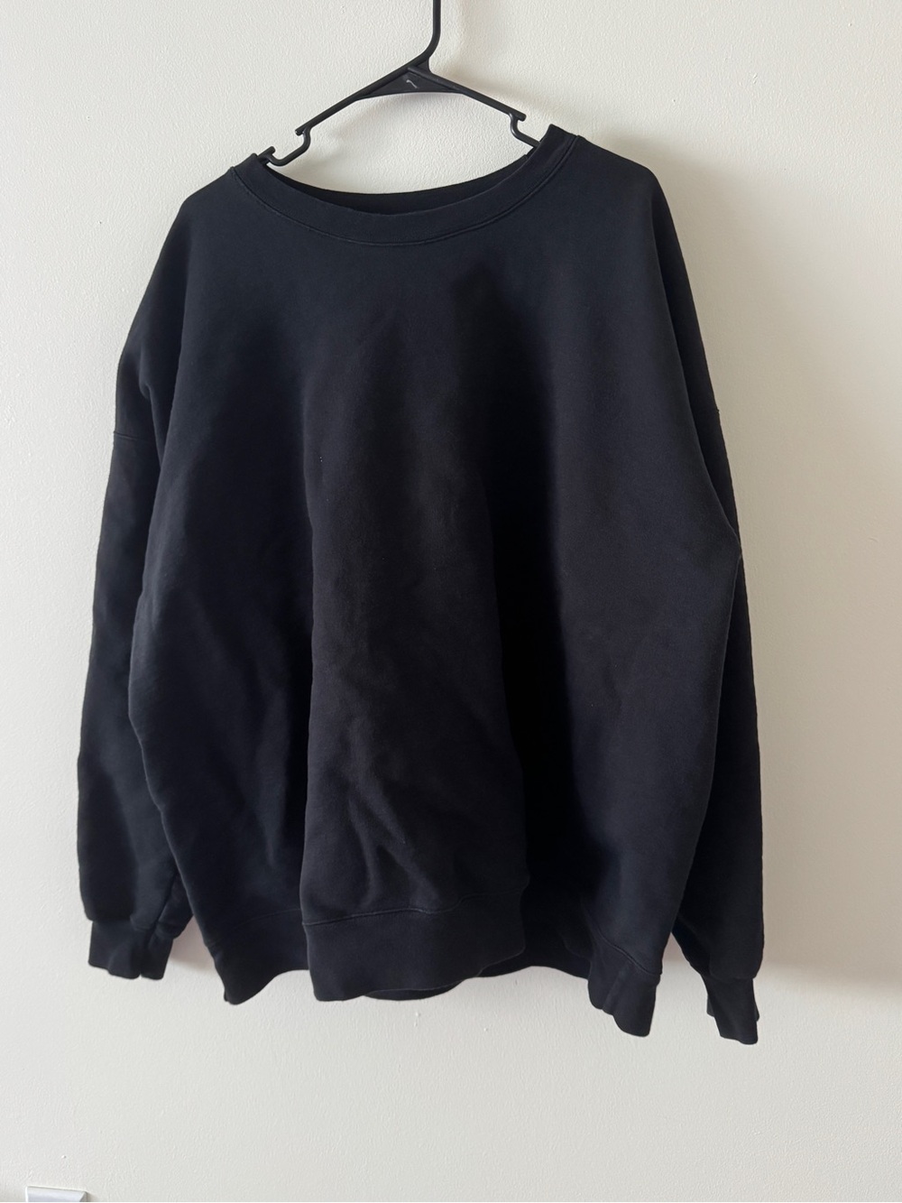 Hanes Ultimate Cotton Heavyweight Black Crewneck Sweatshirt 3XL